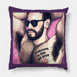 Pit Stop (Artwork) Pillow