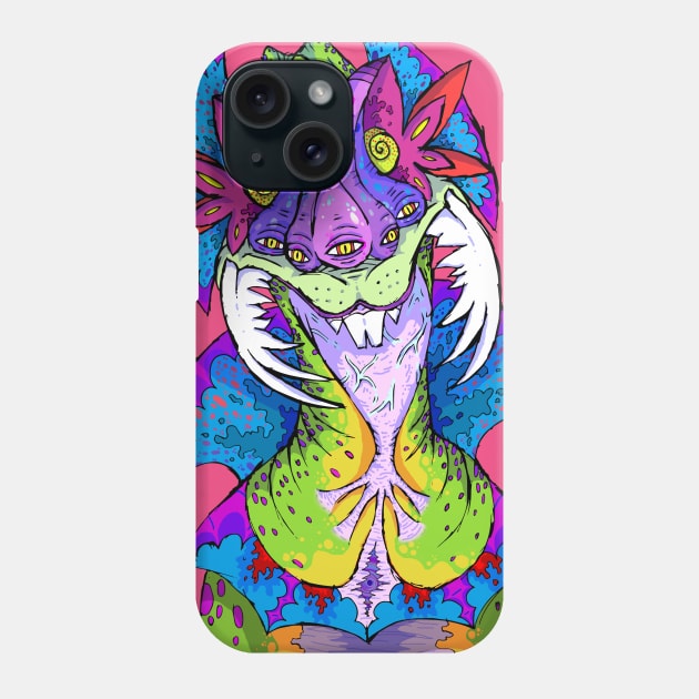 Mantis Bust Phone Case by mothammer