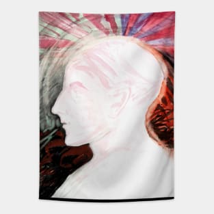 High Resolution Hilma af Klint Head Silhouette 1933 Tapestry