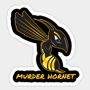Murder Hornet Stickers Teepublic