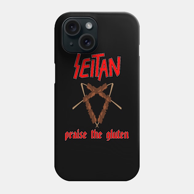 seitan, praise the gluten Phone Case by the gulayfather