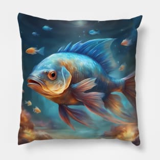 symphony of anger the fish Pillow