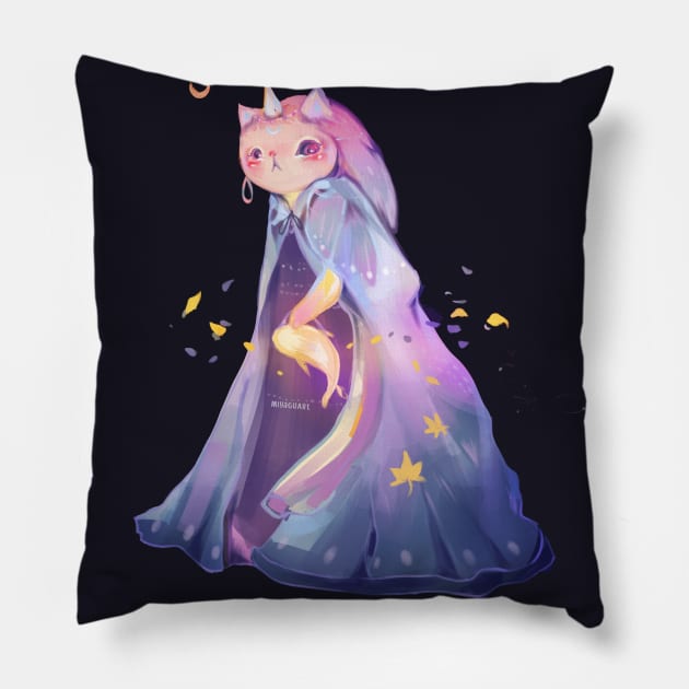 Fantasy Princess Pillow by Miya Gu Art