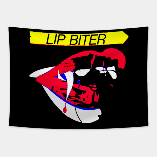 Lip Biter Tapestry