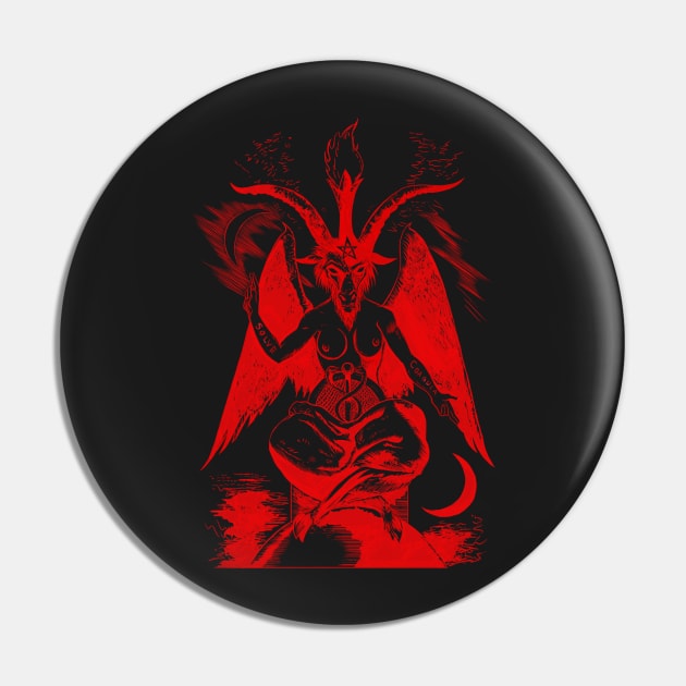 Baphomet Pin by sevencrow