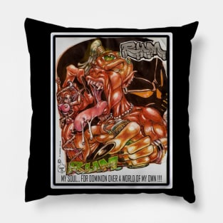 GRAFFIC-ART ...PAINT RELIGION!!! Pillow