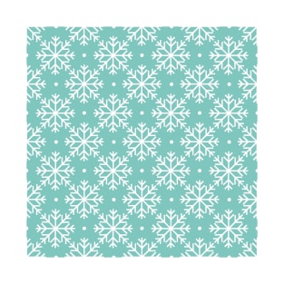 Ice Blue Snowflakes T-Shirt