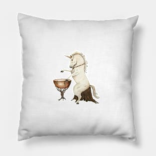 Drum Playing Unicorn Pillow