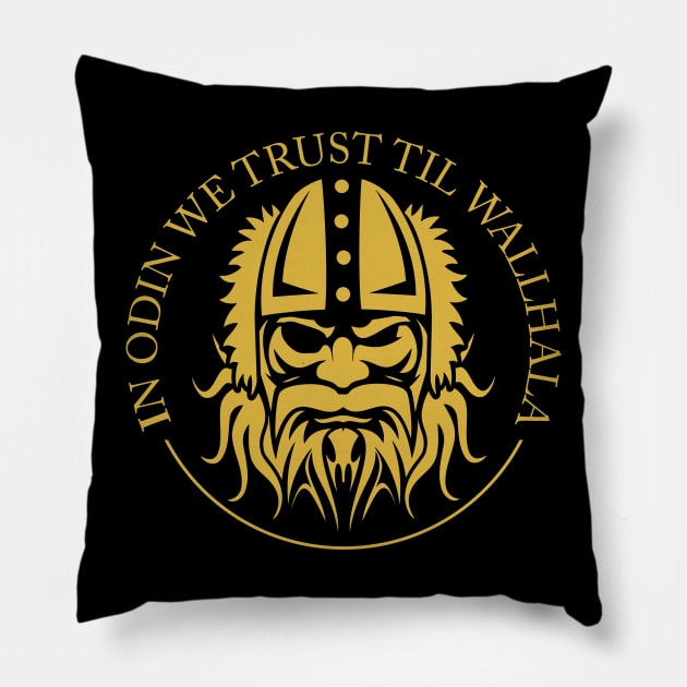 Odin - Vikings Pillow by Yolanda84