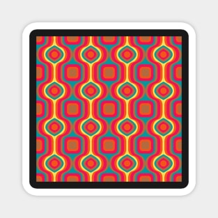 Unique Retro Pattern Magnet