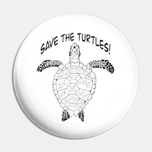 Save the Turtles! Pin