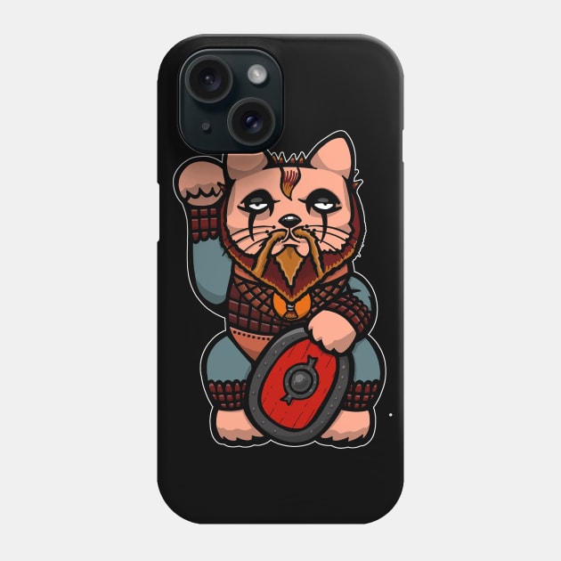 floki Lucky cat Phone Case by yayzus