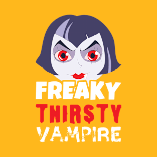 Halloween Thirsty Vampire T-Shirt
