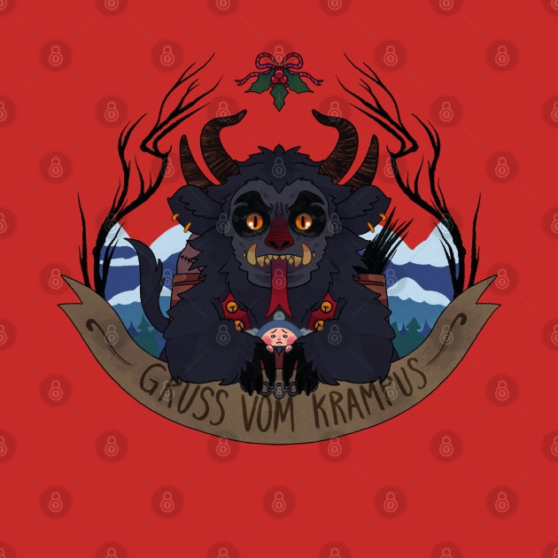 Gruss vom Krampus by Leyawa Illustrations