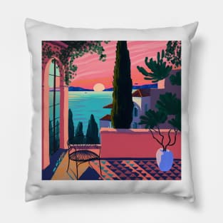 The sunset Pillow