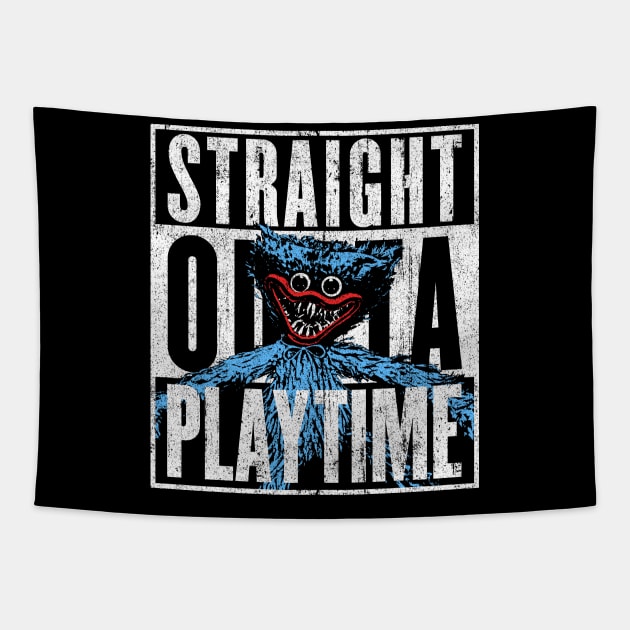 Straight Outta Playtime Tapestry by huckblade