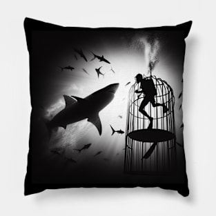 Cage Diving Pillow