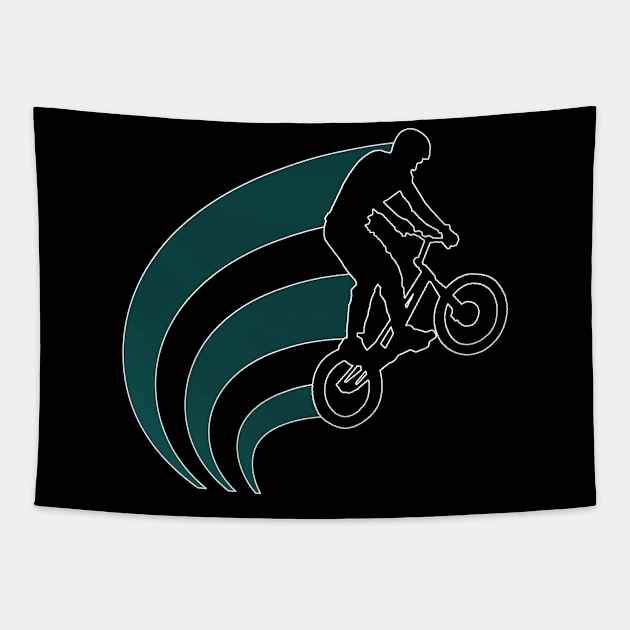 Go biking Tapestry by Birding_by_Design