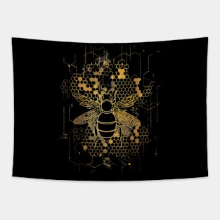 Bee Inspired Art Tapestry