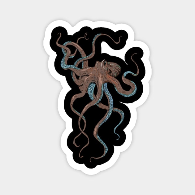 Octopus Magnet by DavidLoblaw