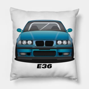 Blue E36 Pillow