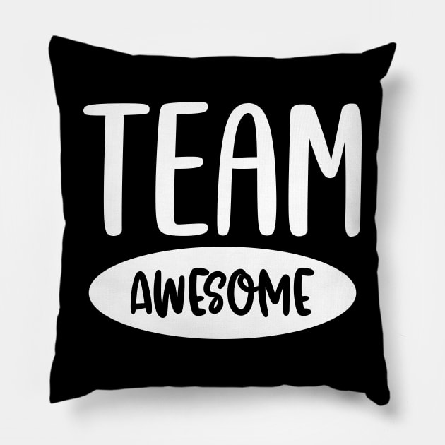 Team Awesome Pillow by colorsplash