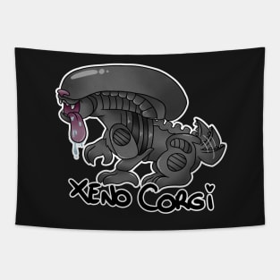 Xeno Corgi Tapestry