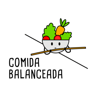 Comida Balanceada Spanish Pun T-Shirt