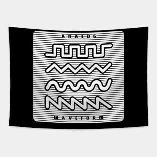 Synthesizer Waveform for Synth lover Tapestry