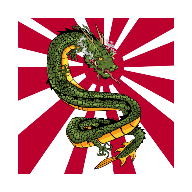 Rising Sun Dragon by TGprophetdesigns