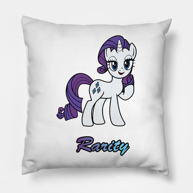 Rarity - My Little Pony Pillow by Specialstace83