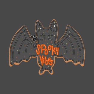 Spooky Vibes Bat Cookie T-Shirt