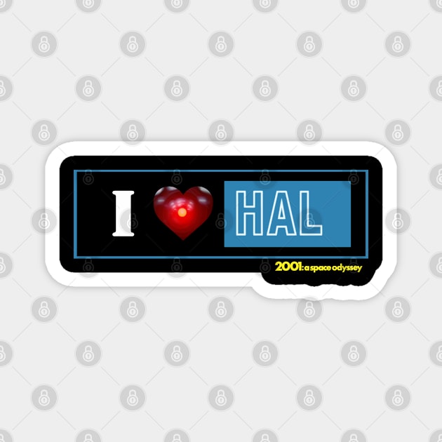 I heart HAL Magnet by GenuineGinnie