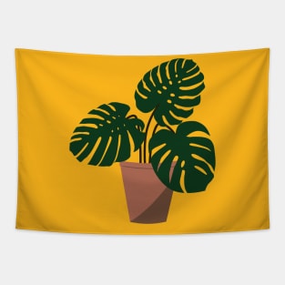 Merry Monstera Tapestry