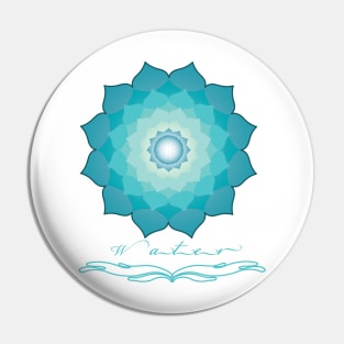 Water Mandala Pin