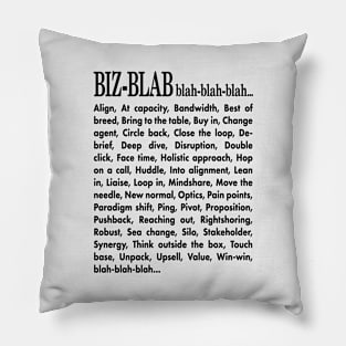 Biz-Blab Pillow