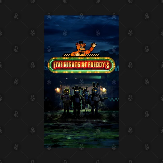 Five Nights at Freddy's - movie poster by Surton Design