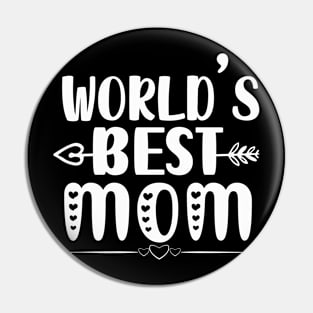 World's Best Mom Pin