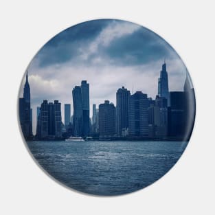 Manhattan Skyline New York City Pin