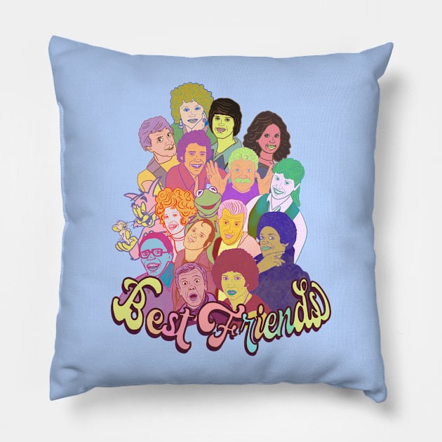 Best Friends Pillow by VultureVomitInc