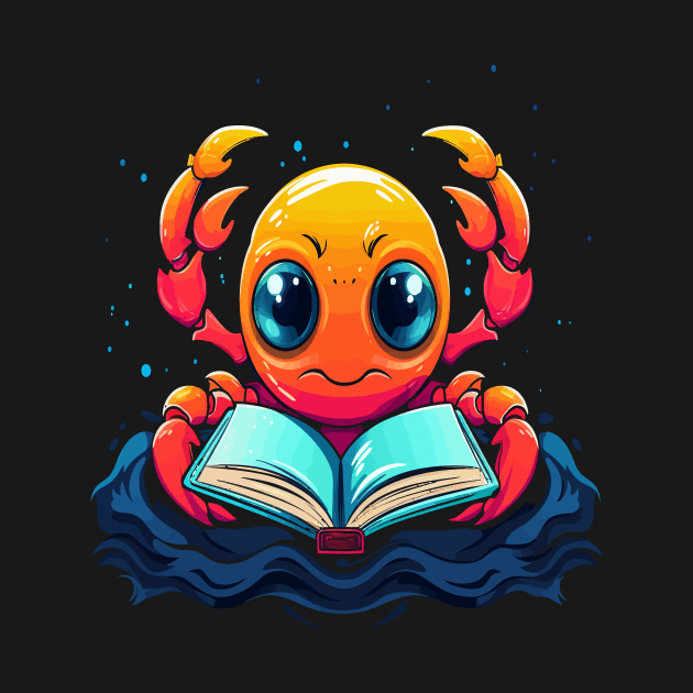 Crab Reads Book by JH Mart