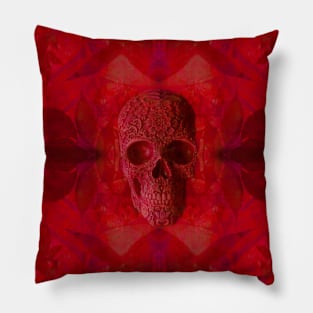 Skull Candy - Red Pillow