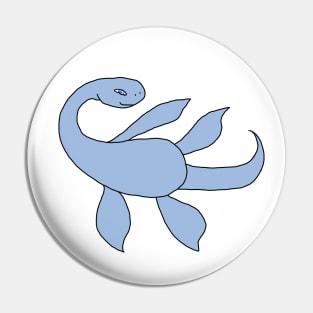 Dino Nessie - Blue Pin