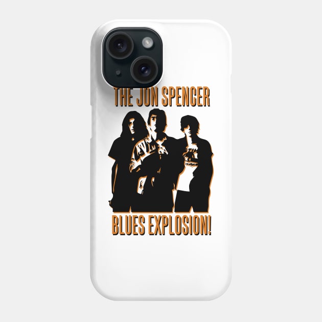 Blues Explosion! Phone Case by Iguana Tees