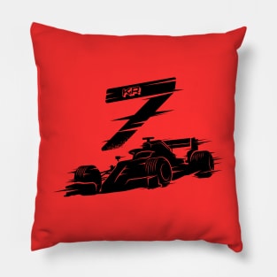 We Race On! 7 [Black] Pillow