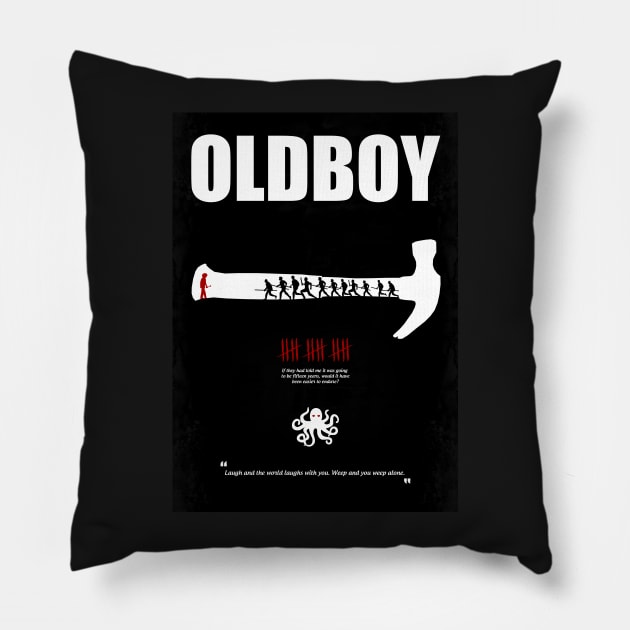 Oldboy - Minimal Film Movie Poster Alternative Pillow by HDMI2K