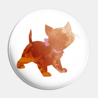 Cat Inspired Silhouette Pin