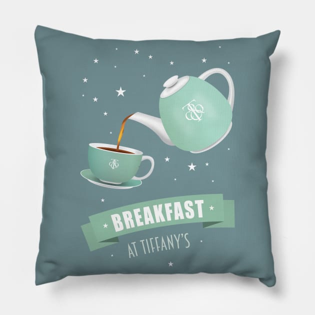 Breakfast at Tiffany’s - Alternative Movie Poster Pillow by MoviePosterBoy