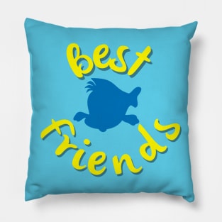 The Little Mermaid Flounder Best Friends Pillow