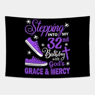 Stepping Into My 32nd Birthday With God's Grace & Mercy Bday Tapestry